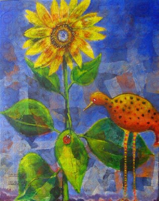 Under Aline's Sunflower